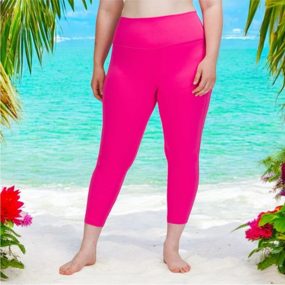 Lululemon Align High-Rise Pant 25" in Sonic Pink Sz 4